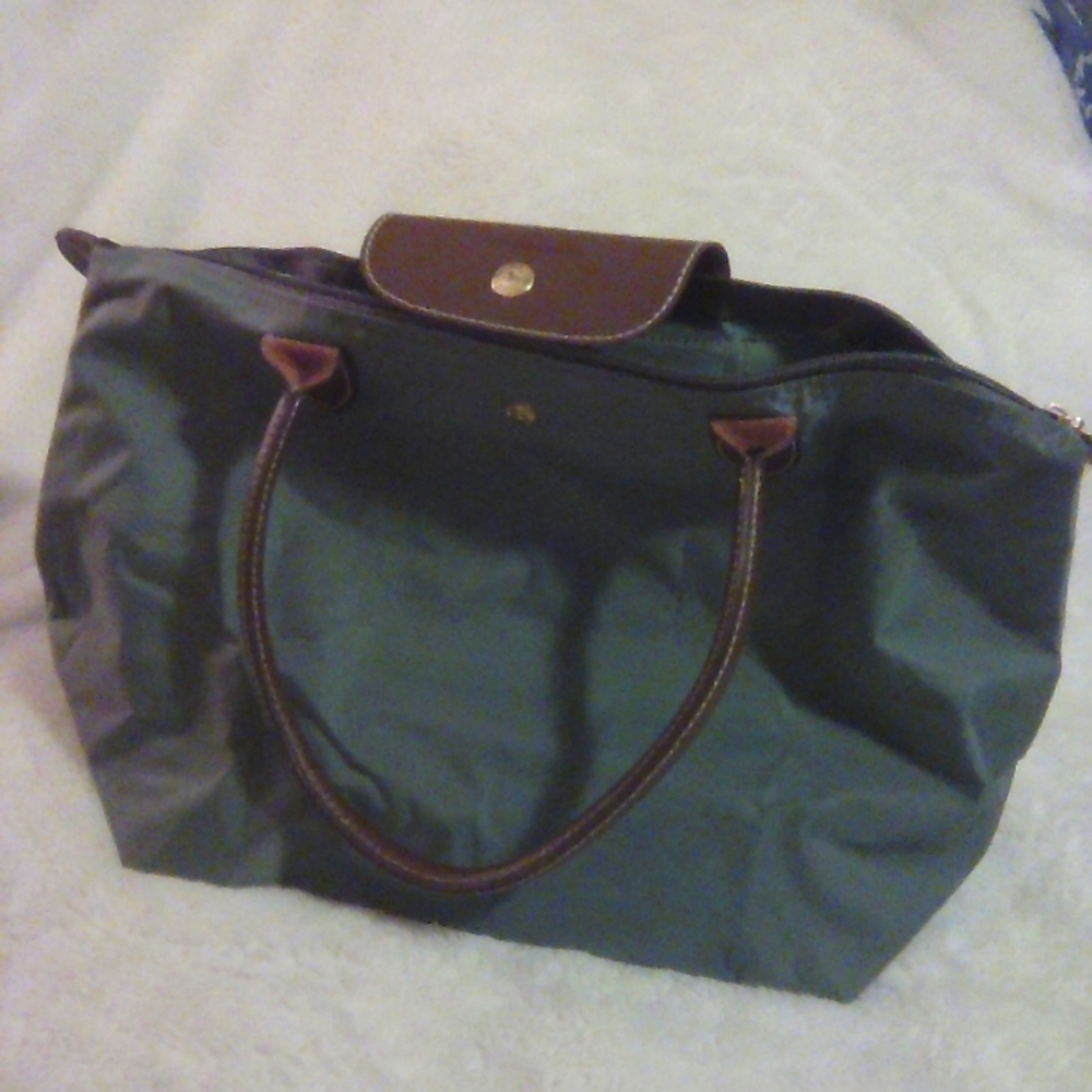 Lonchamp Le Pliage Medium Top Handle Nylon Handbag